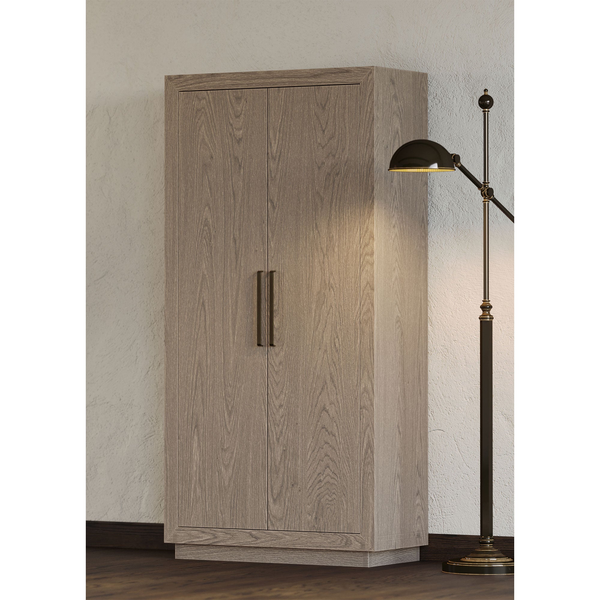 Maven Lane Uma Contemporary Wooden Cabinet in Refined White Finish - VMInnovations