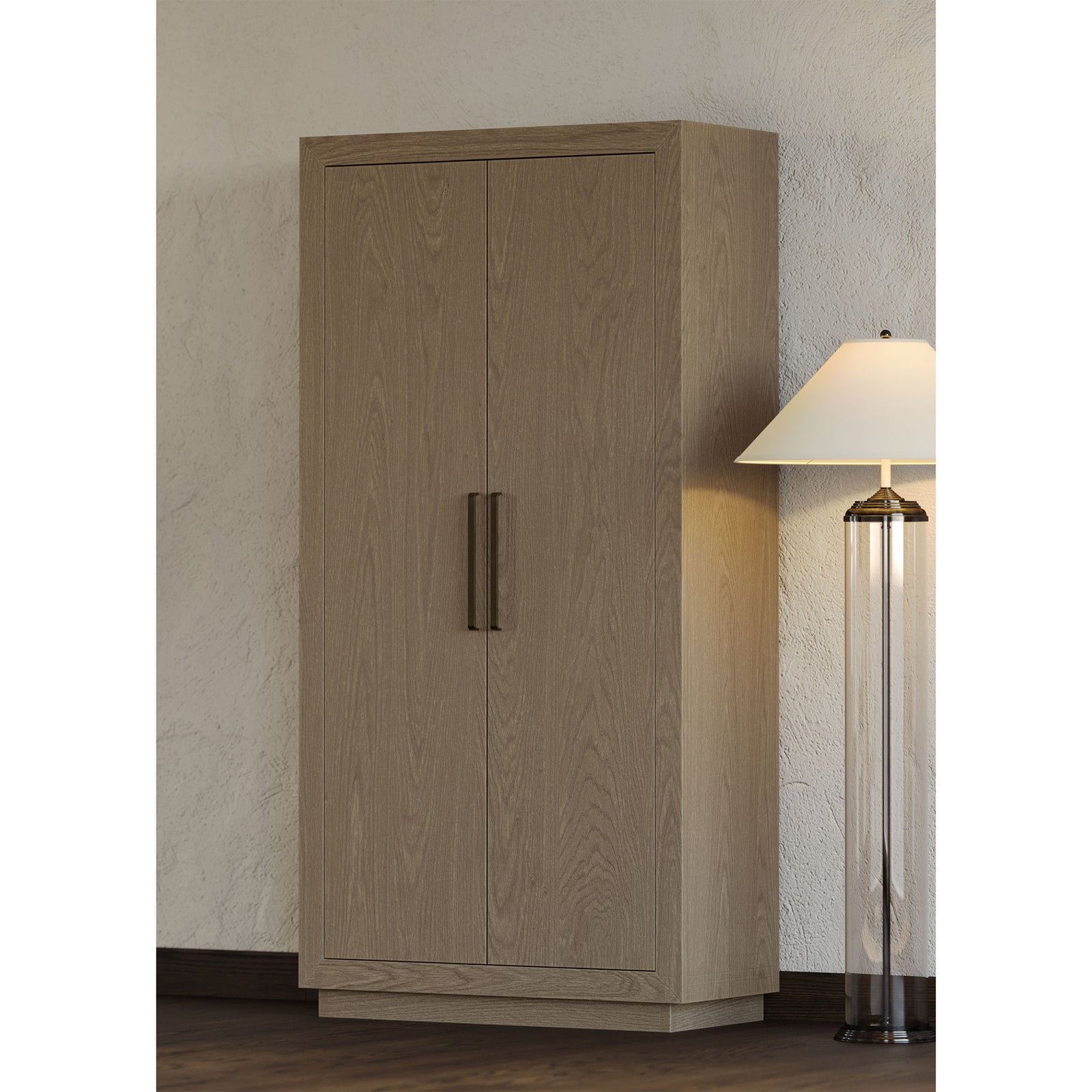 Maven Lane Uma Contemporary Wooden Cabinet in Refined Grey Finish - VMInnovations