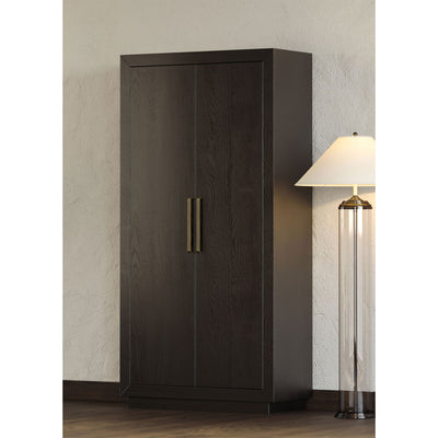 Maven Lane Uma Contemporary Wooden Cabinet in Refined Black Finish - VMInnovations