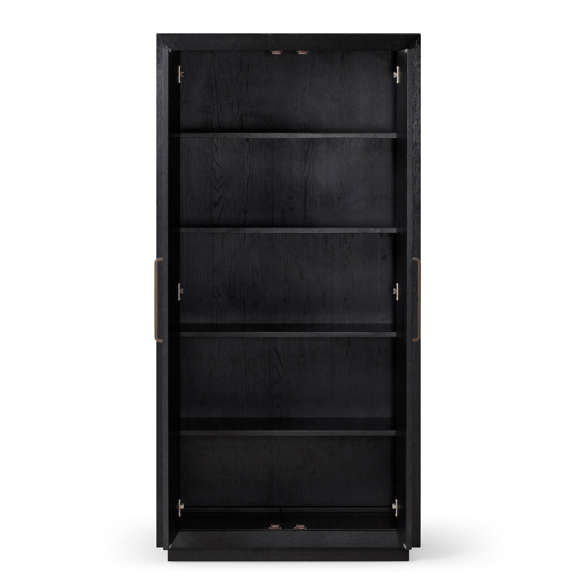 Maven Lane Uma Contemporary Wooden Cabinet in Refined Black Finish - VMInnovations