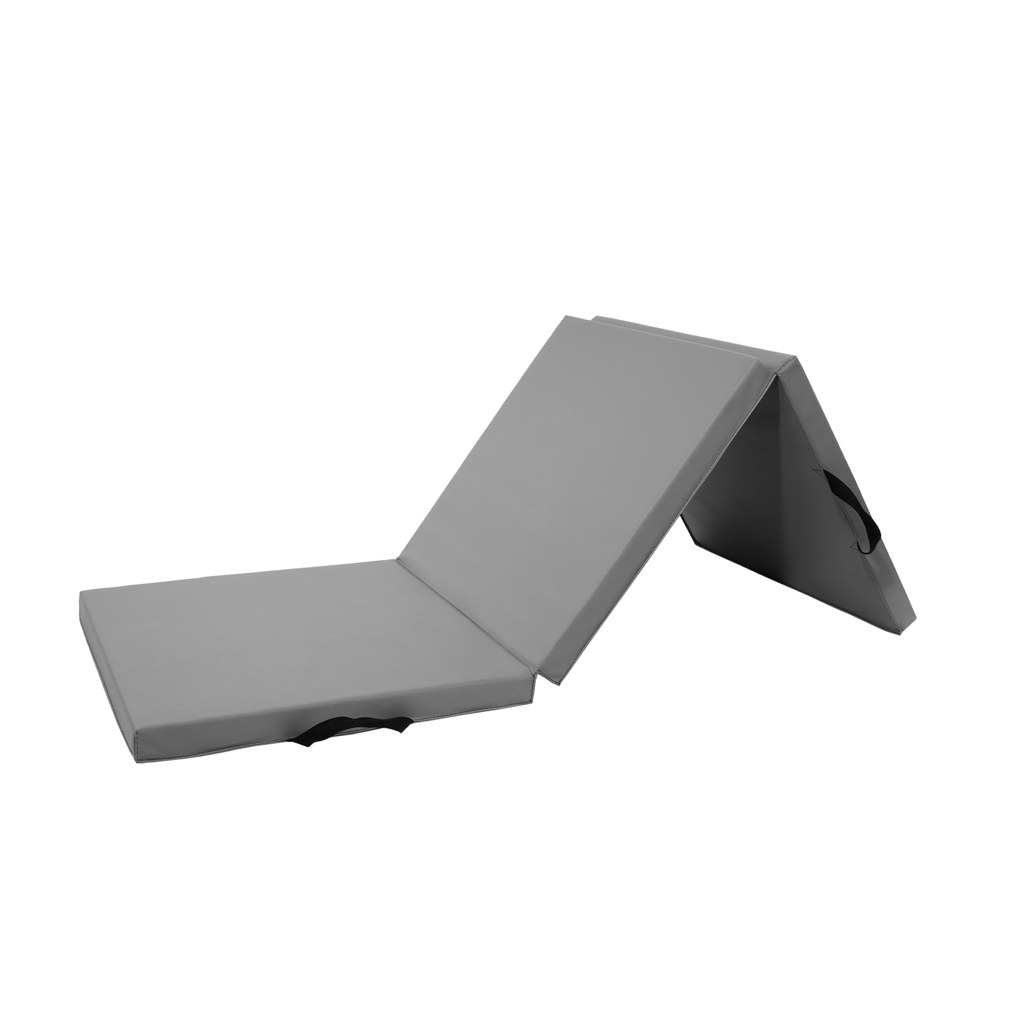 BalanceFrom GoGym 6x2ft Folding 3 Panel Exercise Mat w/Handles, Black (Used) - VMInnovations