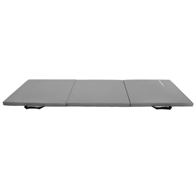 BalanceFrom GoGym 6 'x 2' x 1.5" Folding 3 Panel Exercise Gym Mat, Gray (Used)