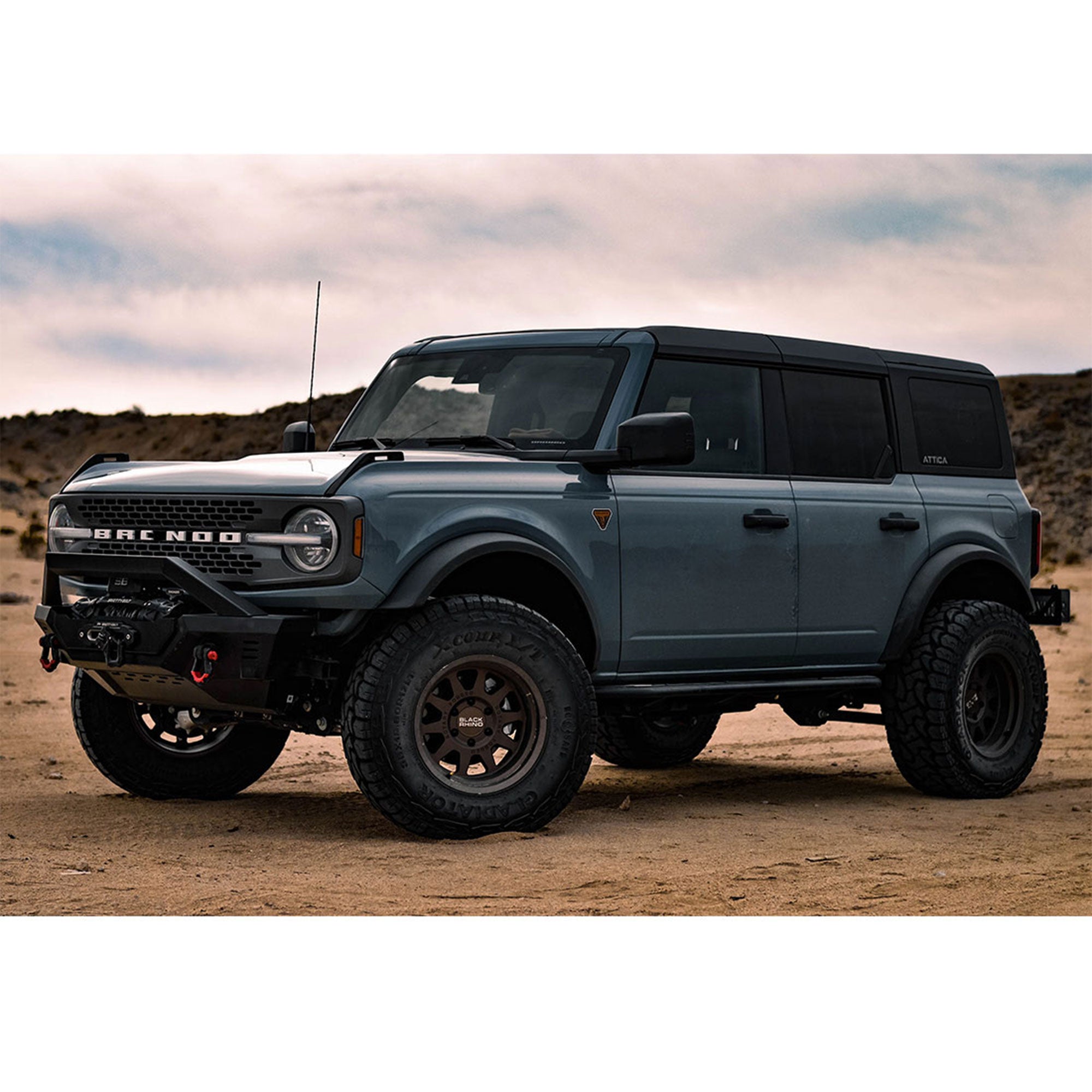 AMERICAN MODIFIED Grille 21-24 Ford Bronco 2 & 4 Door w/oFront Camera(Open Box) - VMInnovations