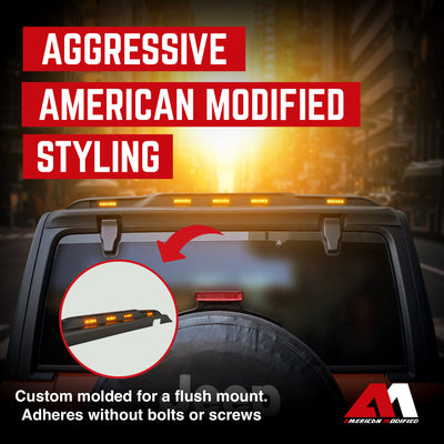 AMERICAN MODIFIED Roof Spoiler for 18-23 Jeep Wrangler JL & Gladiator JT (Used) - VMInnovations