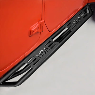 AMERICAN MODIFIED USA Style Side Step Bars for 2018 to 2023 Jeep Wrangler JL - VMInnovations