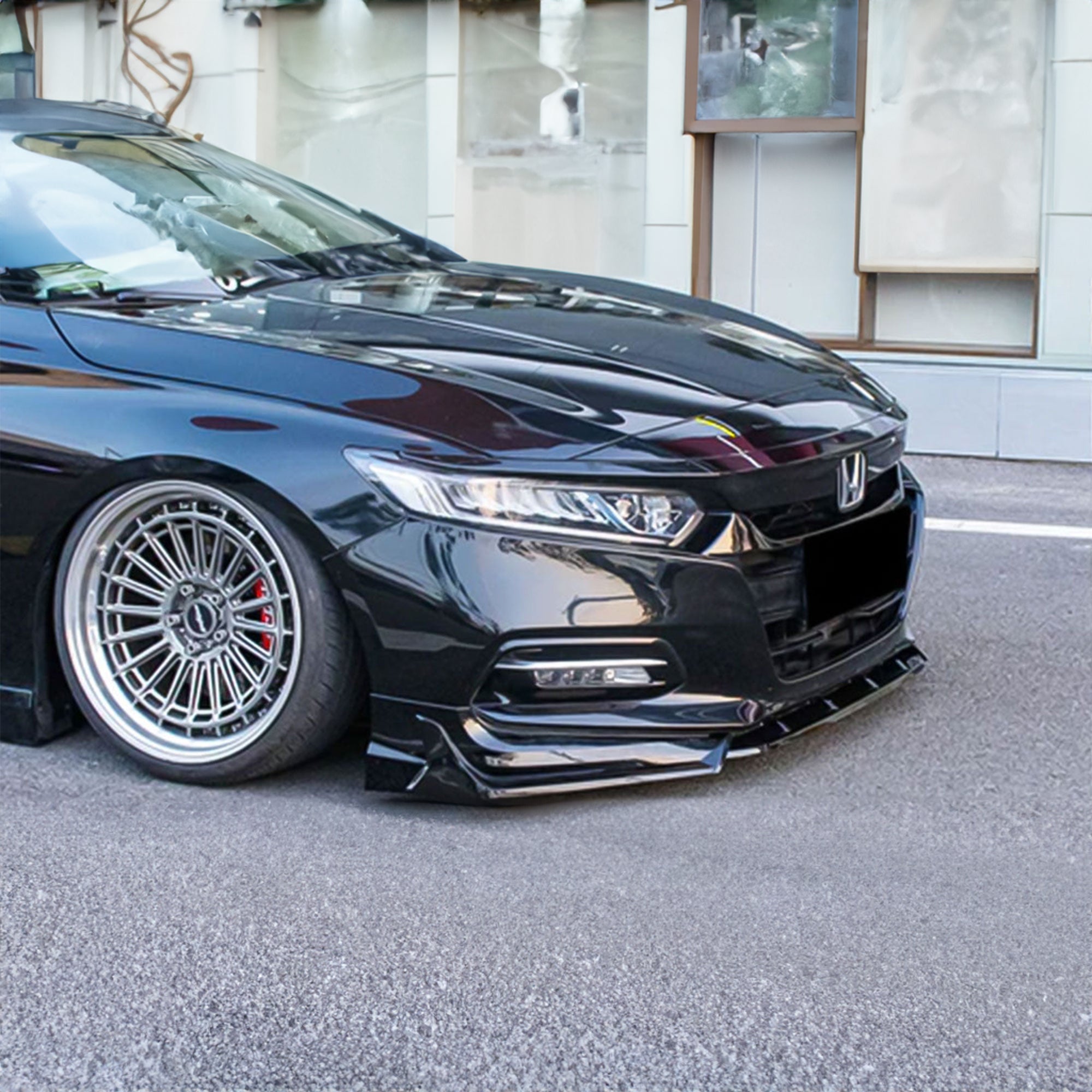 AMERICAN MODIFIED 18-20 Honda Accord Aerodynamic Front Spoiler, Black(For Parts) - VMInnovations