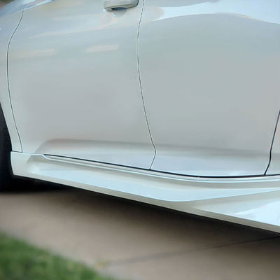 AMERICAN MODIFIED Stylish Side Skirts Fit for 2018 to 2023 Honda Accord, White