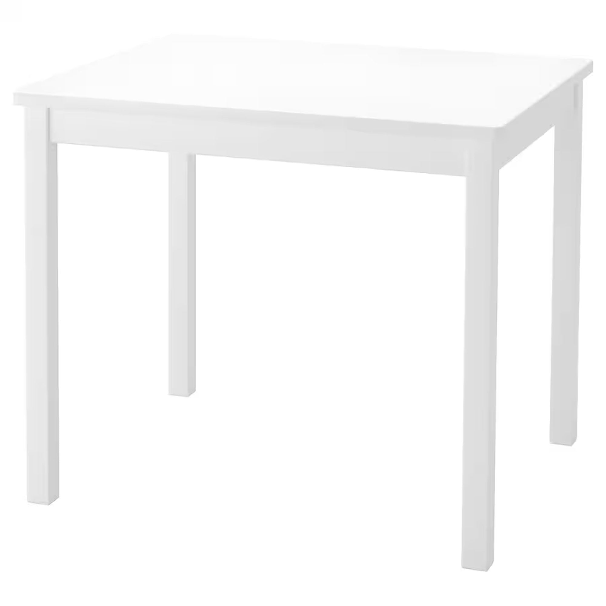 PJ Wood Durable Children's Table for Creative Play, White (Open Box) - VMInnovations