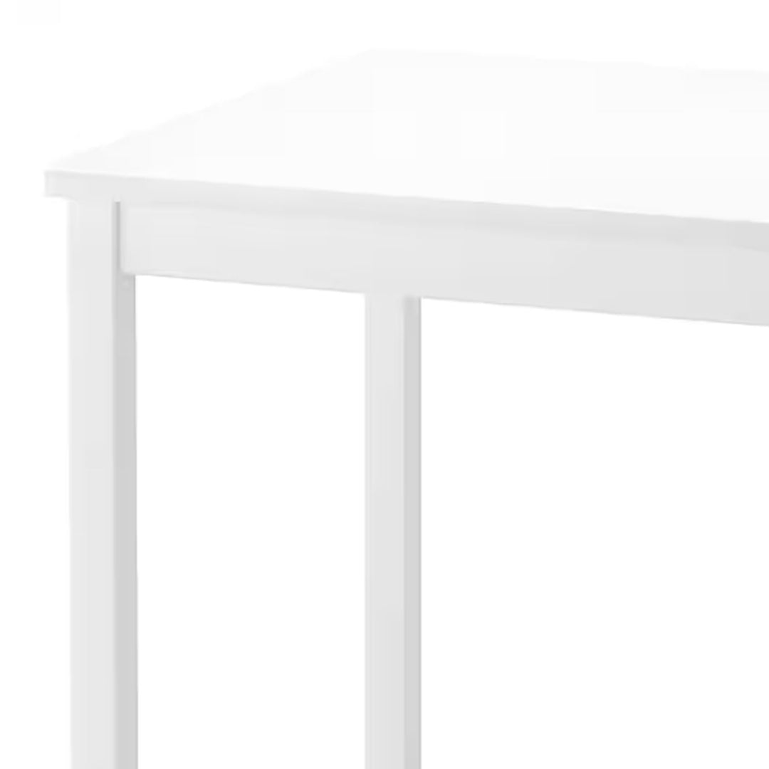 PJ Wood Durable Table for Creative Play, Puzzles and Games, White (Used)
