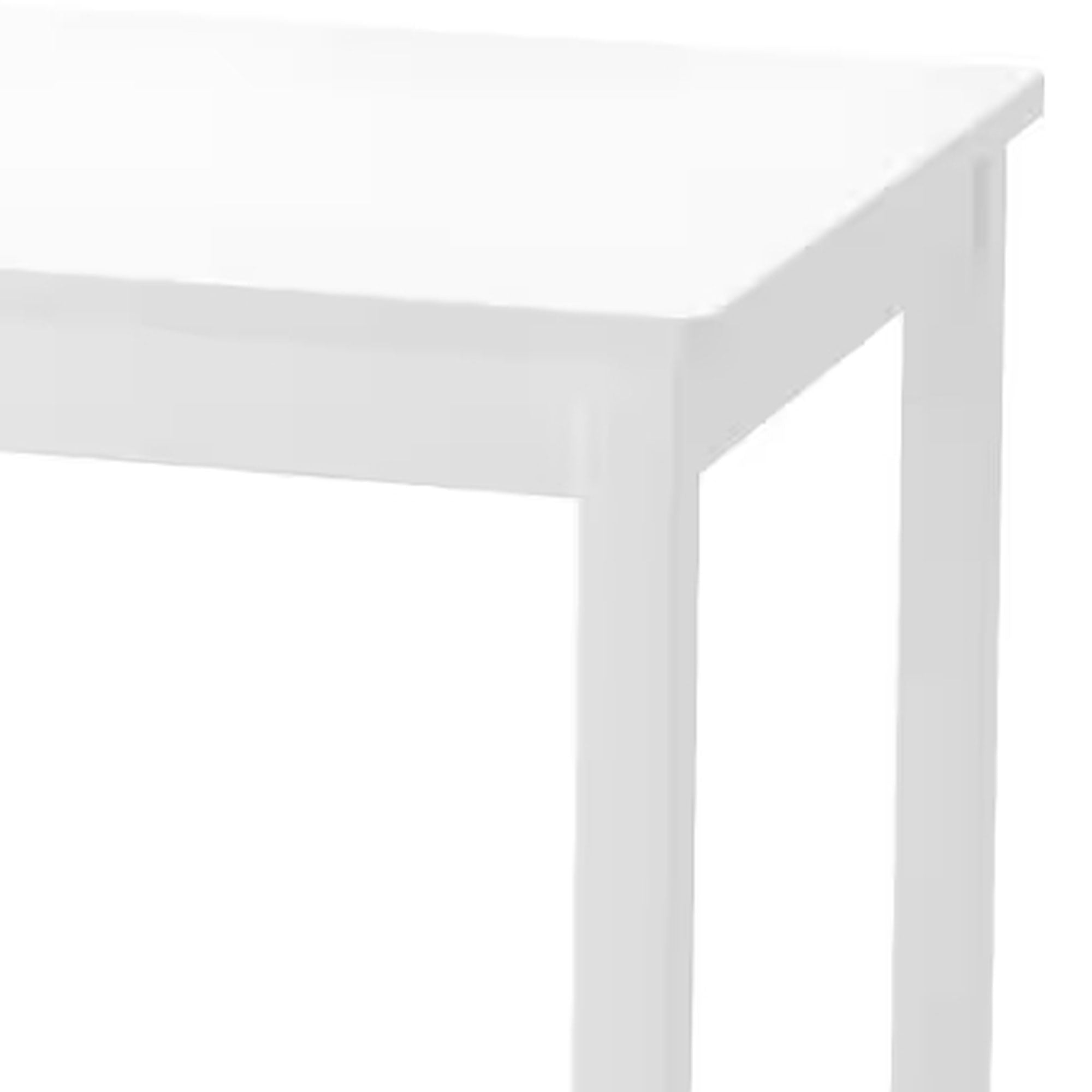 PJ Wood Durable Table for Creative Play, Puzzles and Games, White (Used) - VMInnovations