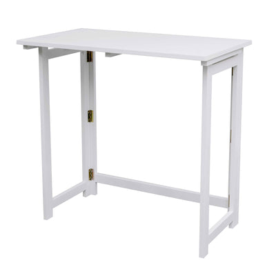 PJ Wood Children's Folding Desk with Leg Hinges for Studying, Arts and Crafts
