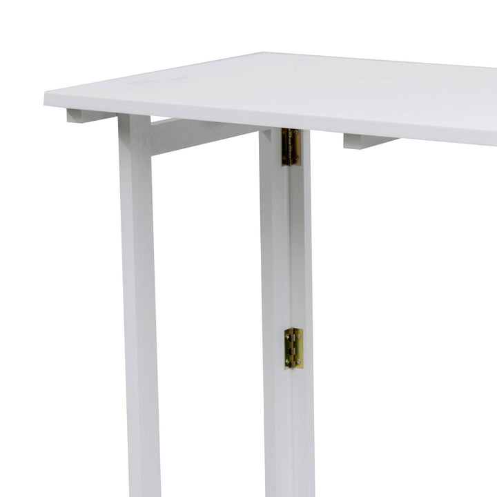 PJ Wood Folding Desk with Leg Hinges for Studying, Arts & Crafts (Open Box)