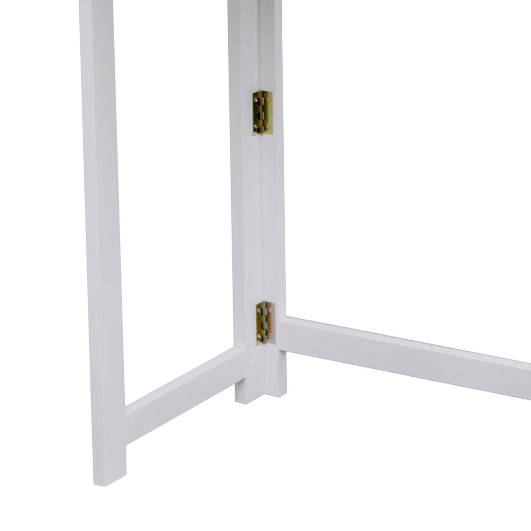 PJ Wood Folding Desk with Leg Hinges for Studying, Arts & Crafts (Open Box)