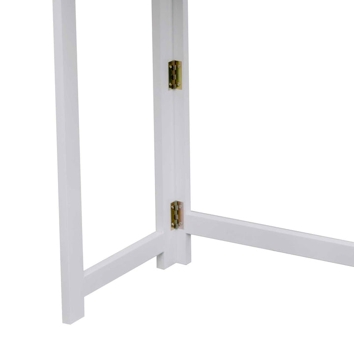 PJ Wood Folding Desk with Leg Hinges for Studying, Arts & Crafts (Open Box)