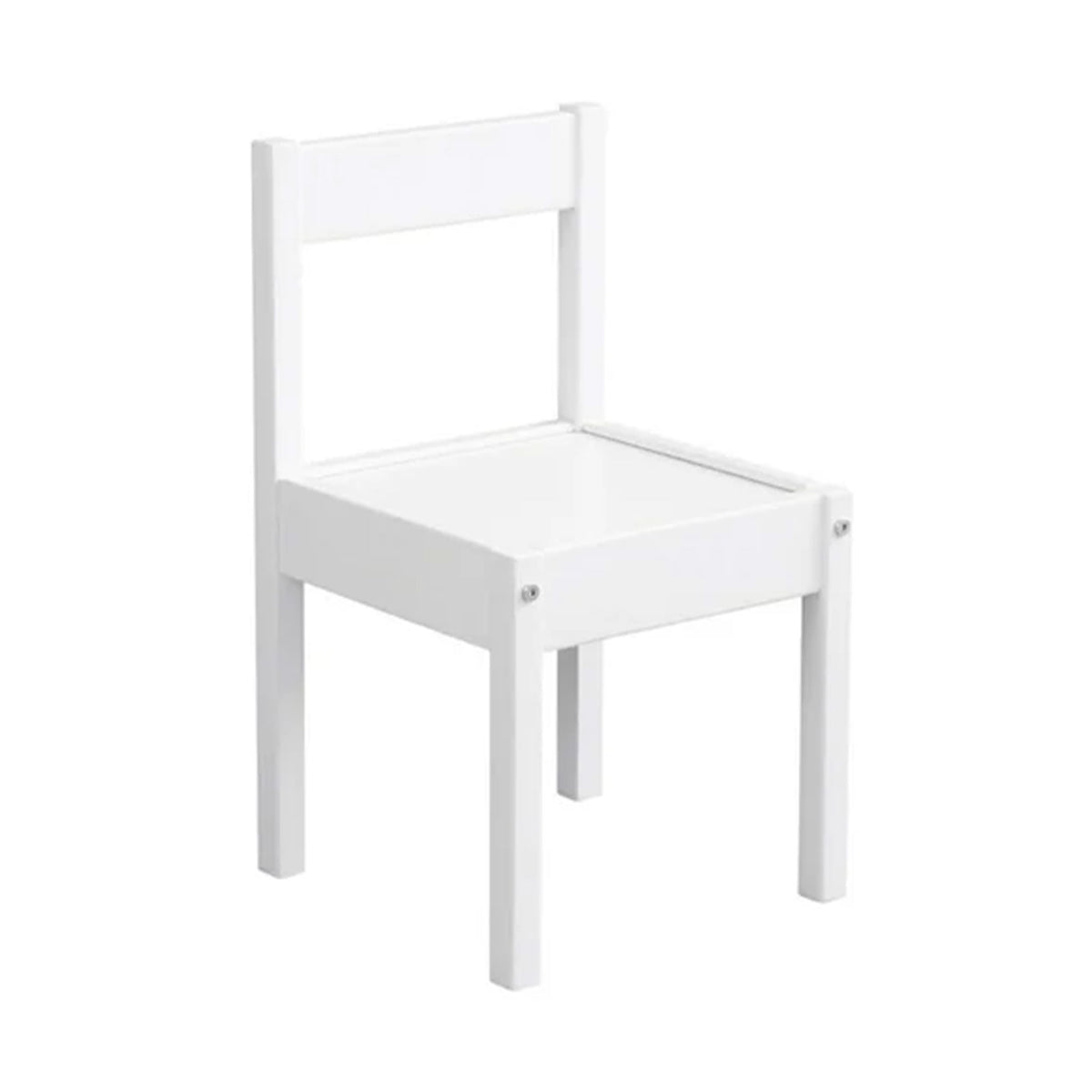 PJ Wood Kids Chair w/Top Rail Back Support for Ages 1-5 Years (2pc) (Open Box) - VMInnovations