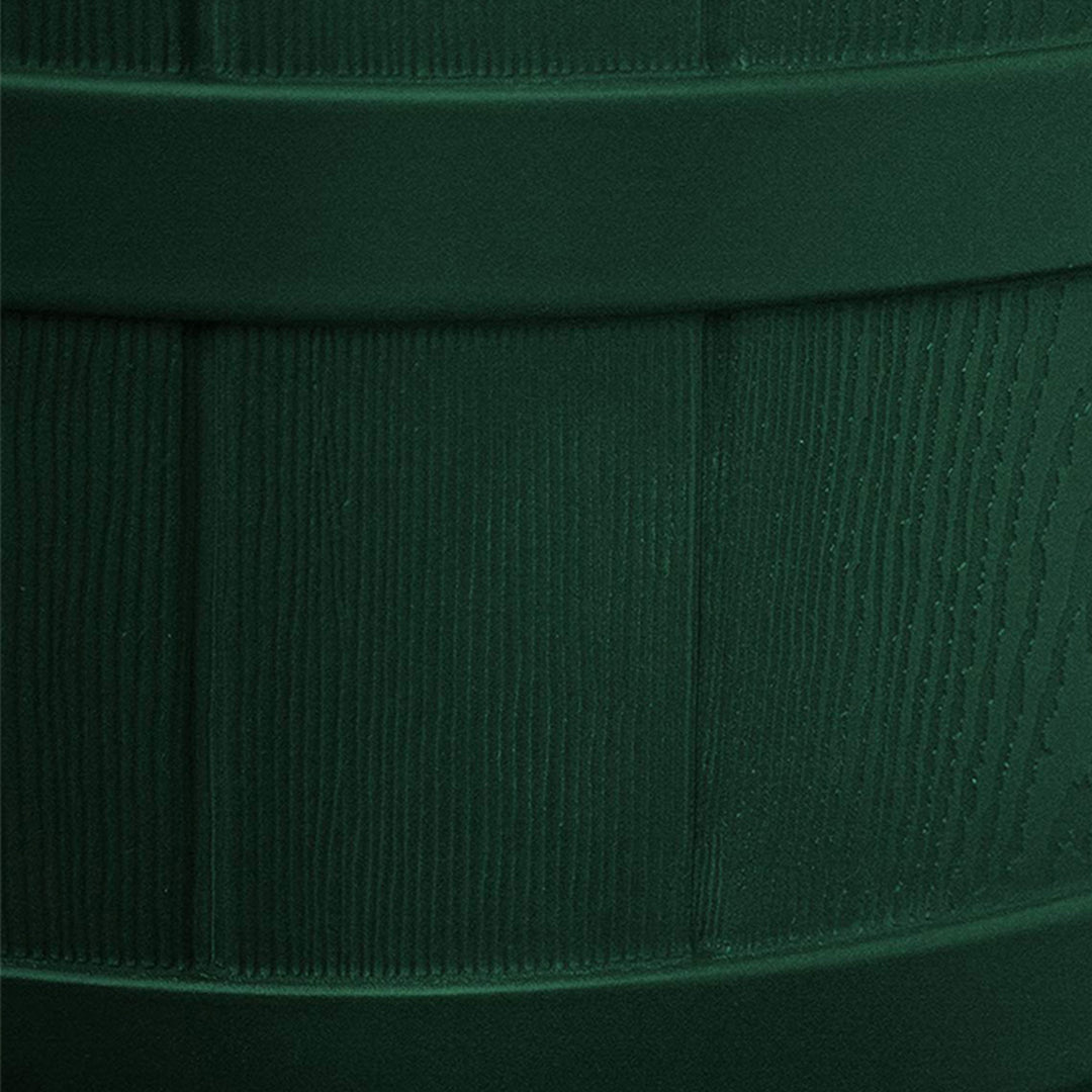 Good Ideas Rain Wizard Water Storage 50 Gallon Capacity Barrel, Green, (2 Pack)