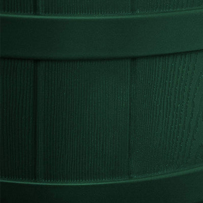 Good Ideas Rain Wizard Water Storage 50 Gallon Capacity Barrel, Green, (2 Pack) - VMInnovations