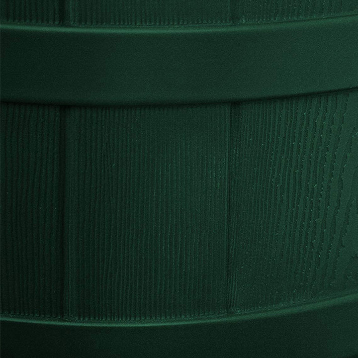 Good Ideas Rain Wizard Water Storage 50 Gallon Capacity Barrel, Green, (2 Pack)