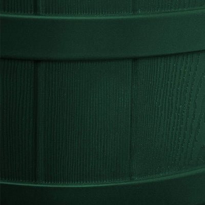 Good Ideas Rain Wizard Water Storage 50 Gallon Capacity Barrel, Green, (2 Pack)