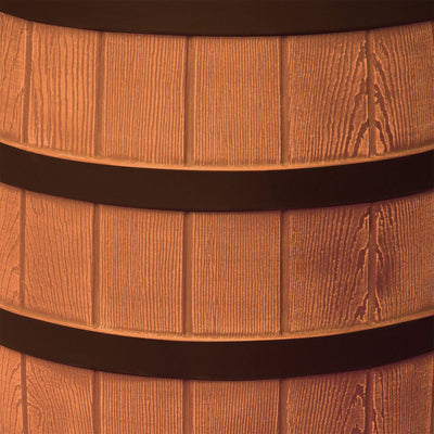 Good Ideas Rain Wizard Rain Barrel with Darkened Ribs, Terra Cotta, (4 Pack)