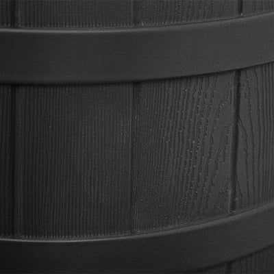 Good Ideas Rain Wizard 40 Gallon Capacity Plastic Rain Barrel, Black (2 Pack) - VMInnovations