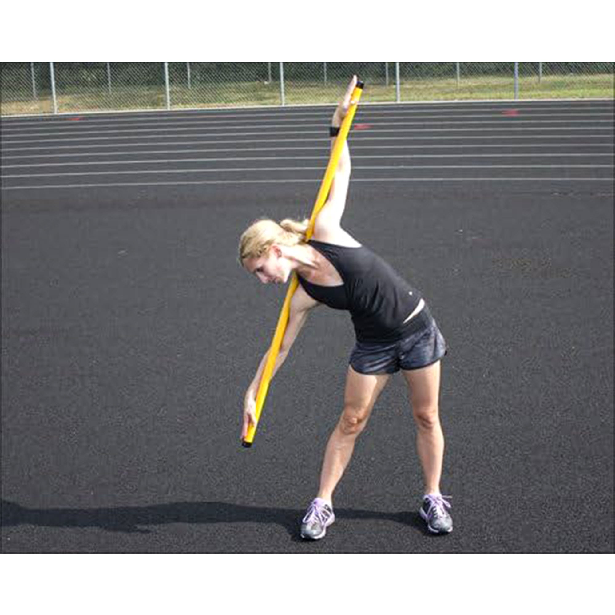 Prism Fitness Unweighted Smart Stick Exercise Equipment for Balance, Yellow - VMInnovations