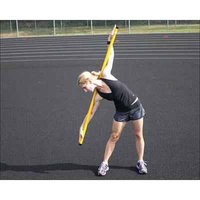 Prism Fitness Unweighted Smart Stick Exercise Equipment for Balance, Yellow - VMInnovations