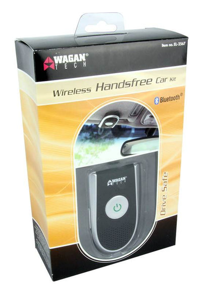 WAGAN TECH 2567 Wireless Hands-Free Bluetooth Cellular Phone Car Kit