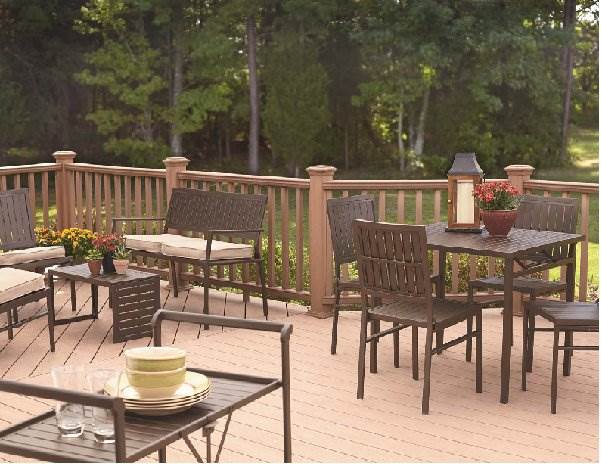 COSCO Smartfold Metal Outdoor Furniture Folding Slat Lounge Chair