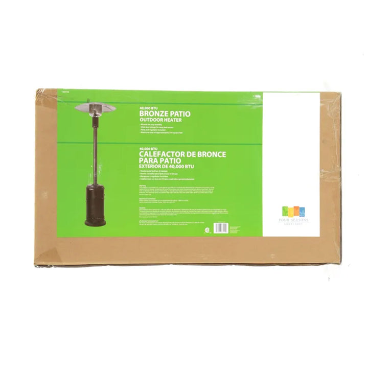 Four Seasons Courtyard 40,000 BTU Steel Outdoor Patio Heater,Bronze Finish(Used) - VMInnovations