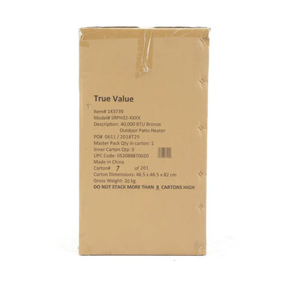Four Seasons Courtyard 40,000 BTU Steel Patio Heater,Bronze Finish(Damaged) - VMInnovations