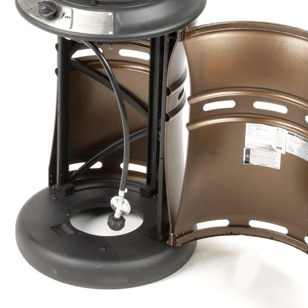 Four Seasons Courtyard Inferno 36,000 BTU Steel Outdoor Patio Heater, Bronze - VMInnovations