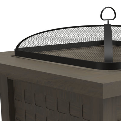 Four Seasons Courtyard Antique Wood Burning Fire Pit with Slate Top(For Parts) - VMInnovations