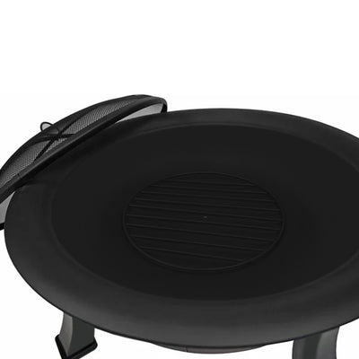 Four Seasons Courtyard 30" Outdoor Wood Burning Fire Pit with Screen (For Parts) - VMInnovations