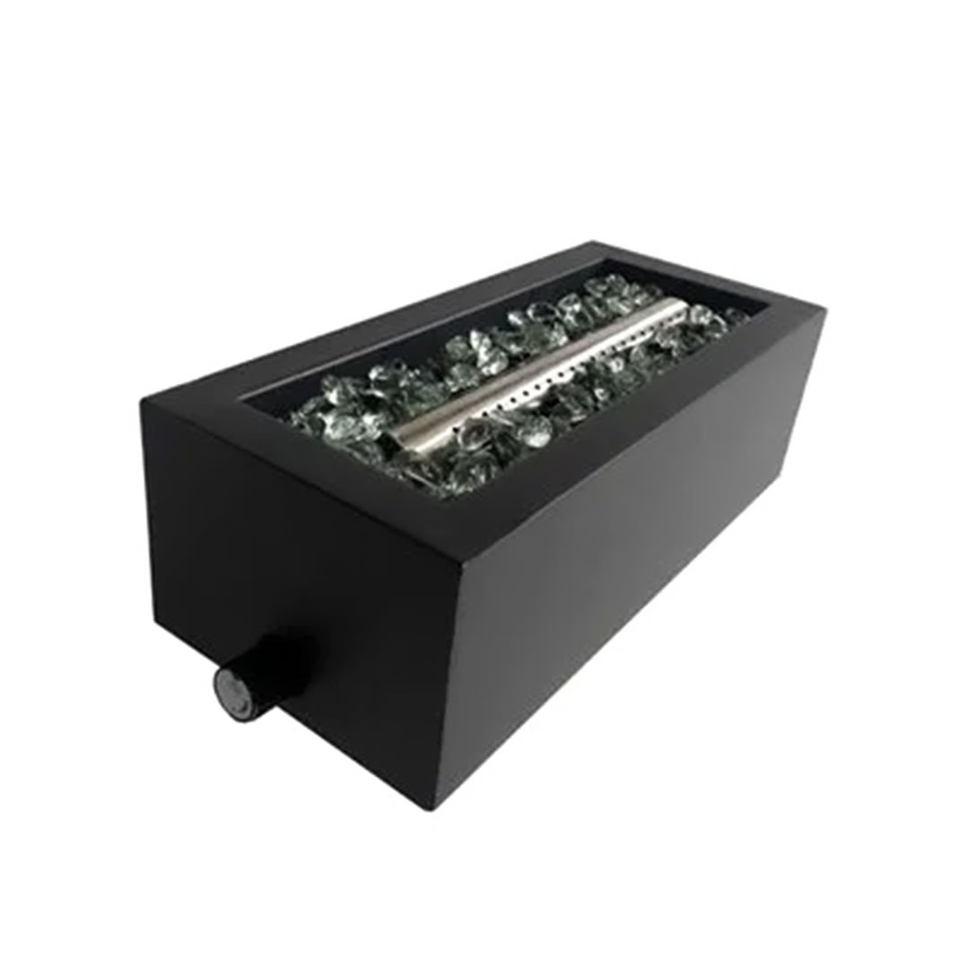 Four Seasons Courtyard 10,000 BTU Gas 14' Stainless Steel Fire Pit (Open Box) - VMInnovations