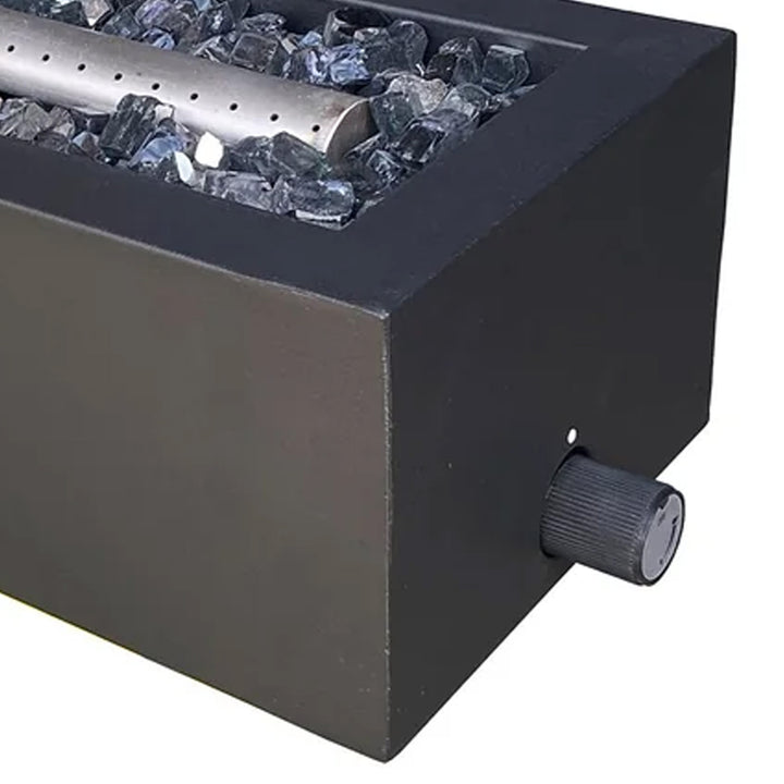 Four Seasons Courtyard 10,000 BTU Gas 14' Stainless Steel Fire Pit (Open Box) - VMInnovations