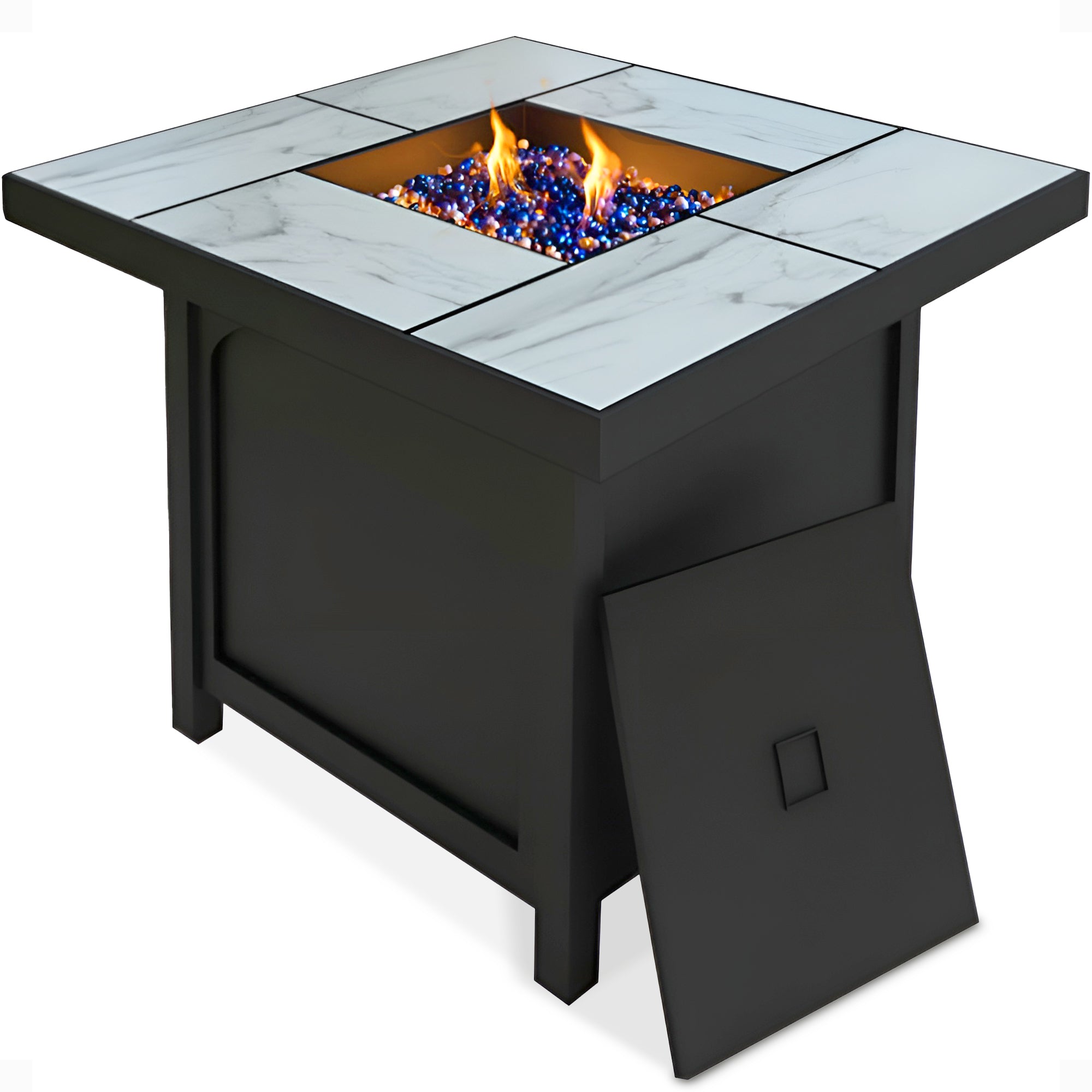 Four Seasons Courtyard 50,000 BTU 32" Square Tile Tabletop Fire Pit (Open Box)