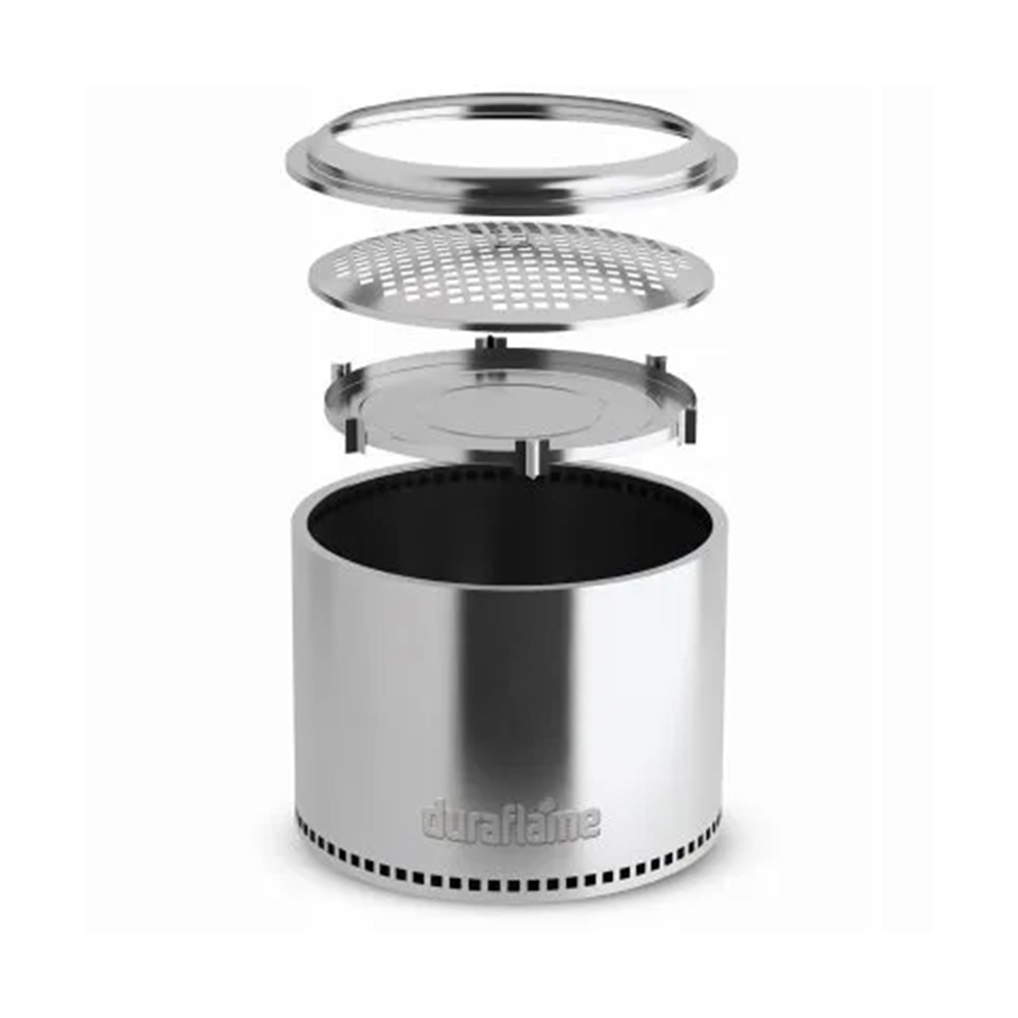 Duraflame 19.5" Smokeless Fire Pit w/Double Walled Technology & Grate(For Parts) - VMInnovations