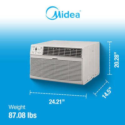HomePointe 12,000 BTU Air Conditioner w/Control & LED Display, White (For Parts) - VMInnovations