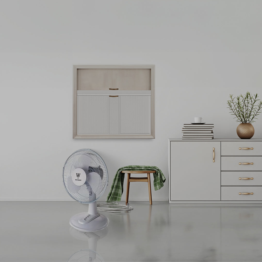 HomePointe Westpointe 12" Table Fan w/3 Speed Settings for Home/Office(Open Box) - VMInnovations