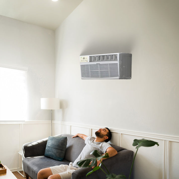HomePointe 12,000 BTU 230 Volt The Wall Window Air Conditioner, White (Used) - VMInnovations