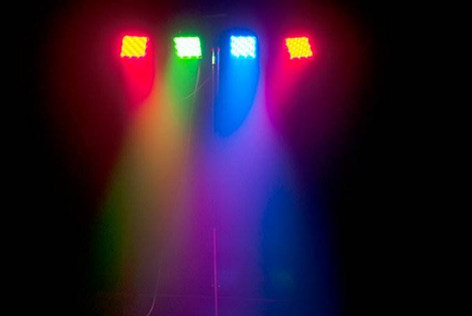 NEW! 2 CHAUVET MINI-4BAR 2.0 Mobile LED DJ Stage Wash Light Systems w/ Carry Bag