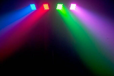 NEW! 2 CHAUVET MINI-4BAR 2.0 Mobile LED DJ Stage Wash Light Systems w/ Carry Bag