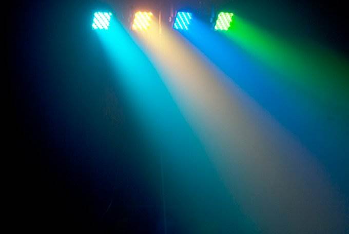 NEW! 2 CHAUVET MINI-4BAR 2.0 Mobile LED DJ Stage Wash Light Systems w/ Carry Bag