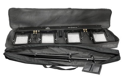 NEW! 2 CHAUVET MINI-4BAR 2.0 Mobile LED DJ Stage Wash Light Systems w/ Carry Bag