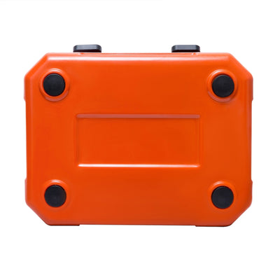 CAMP-ZERO 10 Liter 10.6 Quart Cooler w/2 Molded In Cup Holders, Orange(Open Box) - VMInnovations