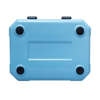 CAMP-ZERO 10L 10.6 Quart Lidded Cooler with 2 Molded In Cup Holders, Sky (Used) - VMInnovations