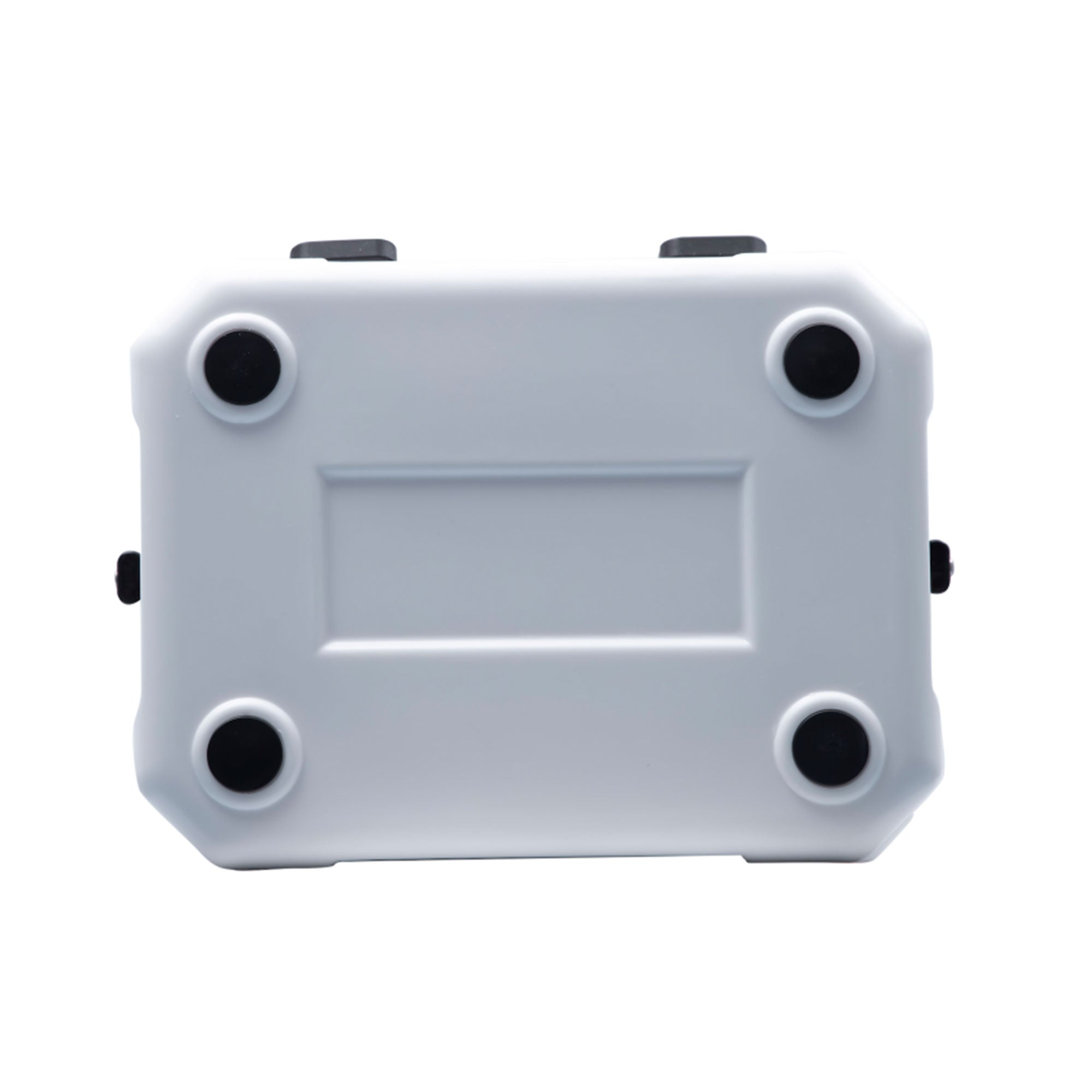CAMP-ZERO 10 Liter 10.6 Qt Lidded Cooler w/2 Cup Holders, White (Open Box) - VMInnovations