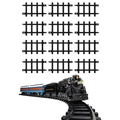 Lionel Trains 12 Pc Train Tracks & The Polar Express Battery Powered Train Set