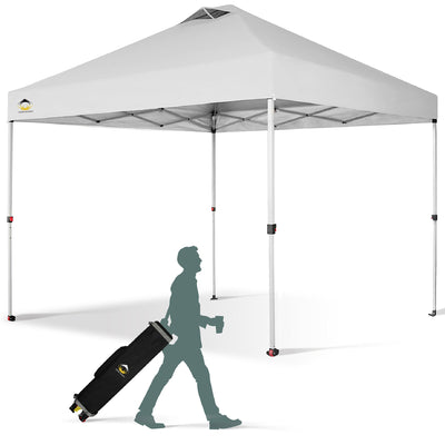 CS-RM100H-WH-2P CROWN SHADES 10'x10' Recreational Canopy, White (Open Box)